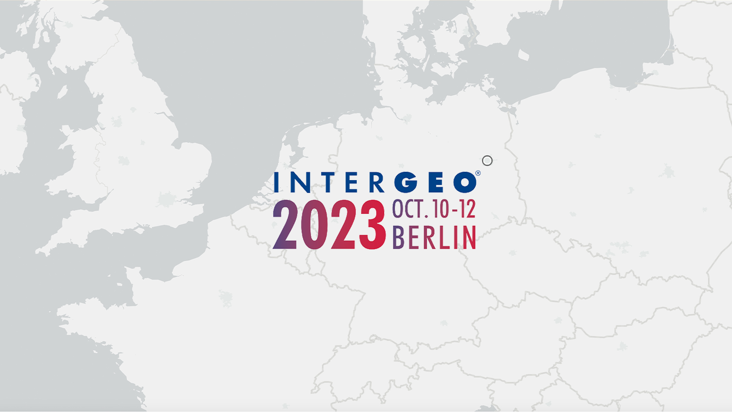 Intergeo 2023 Expo in Berlin, Germany with Eos Positioning Systems