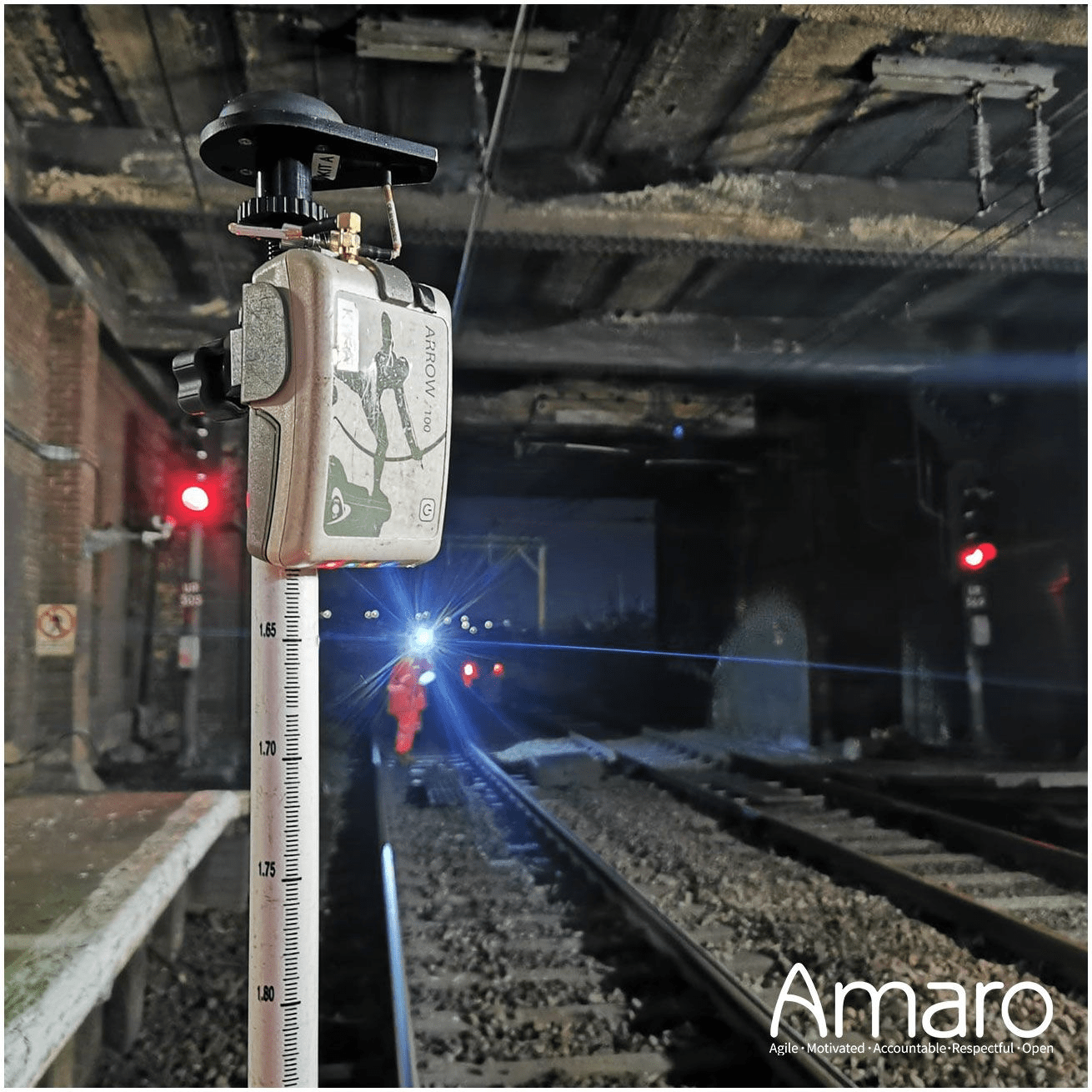 Arcadis uses the Eos Arrow 100 GNSS receiver to collect high-accuracy railway assets for Network Rail in England