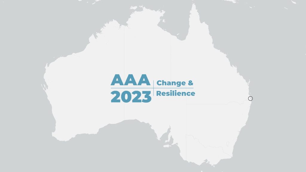 Australian Archaeological Association Annual Conference 2023 AAA with Eos Positioning Systems