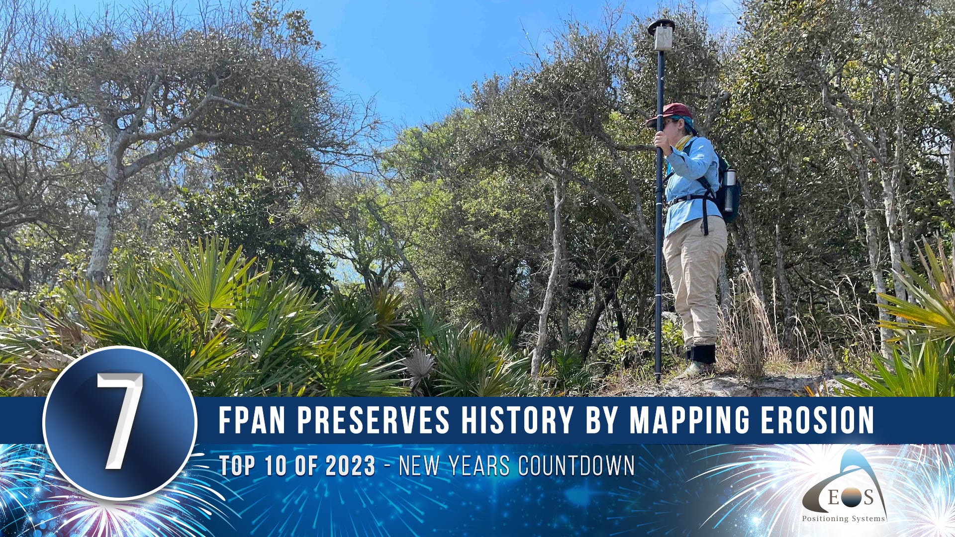 7 - Florida Public Archaeology Network Preserves History By Mapping Erosion with GNSS Top 10 of 2023