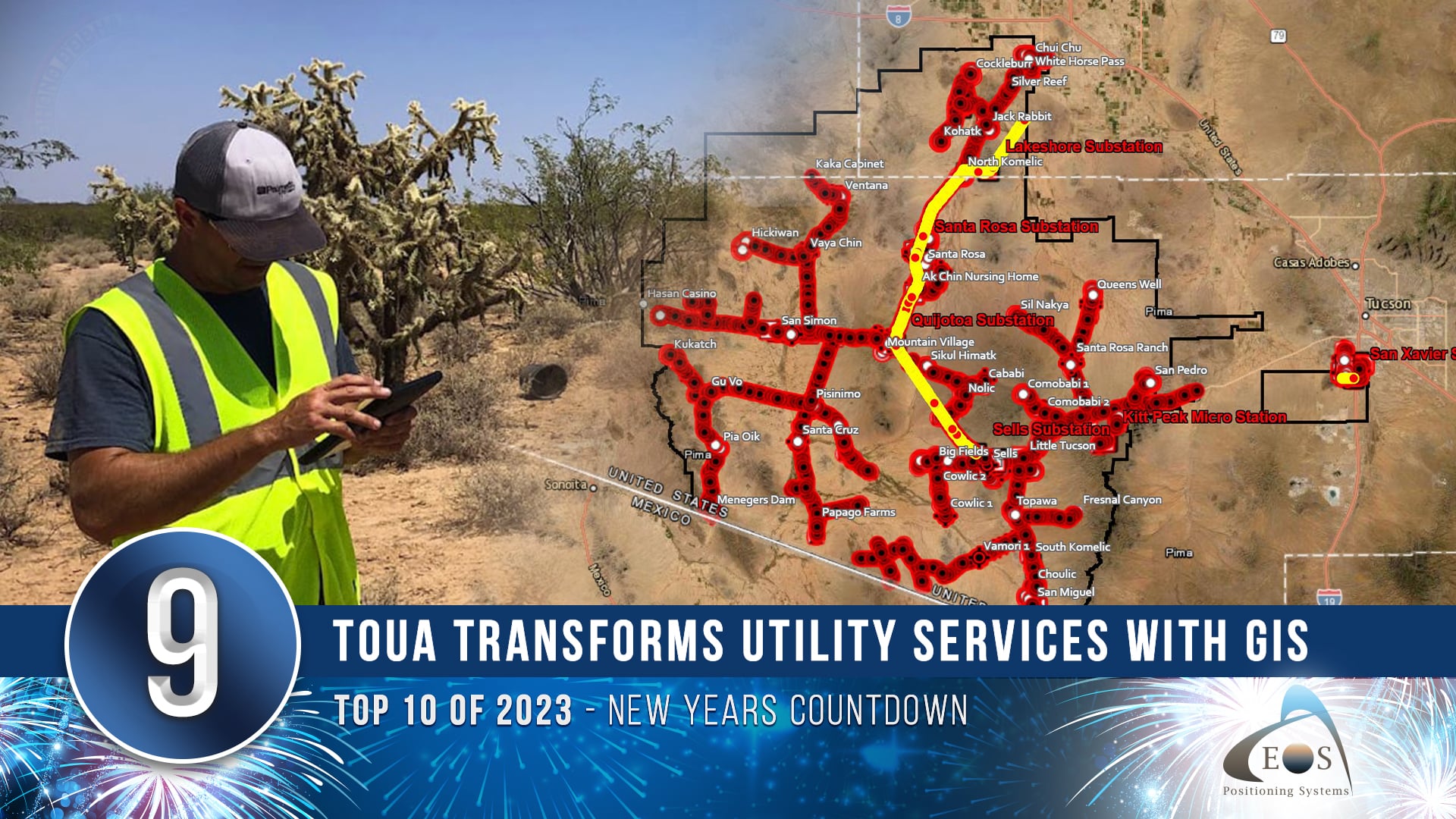 9 - Tohono O'odham Utility Authority Transforms Utility Services with GIS Top 10 of 2023