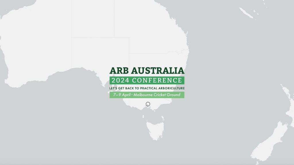 ARB Australia 2024 Conference in Melbourne with Arboriculture Australia and Eos Positioning Systems