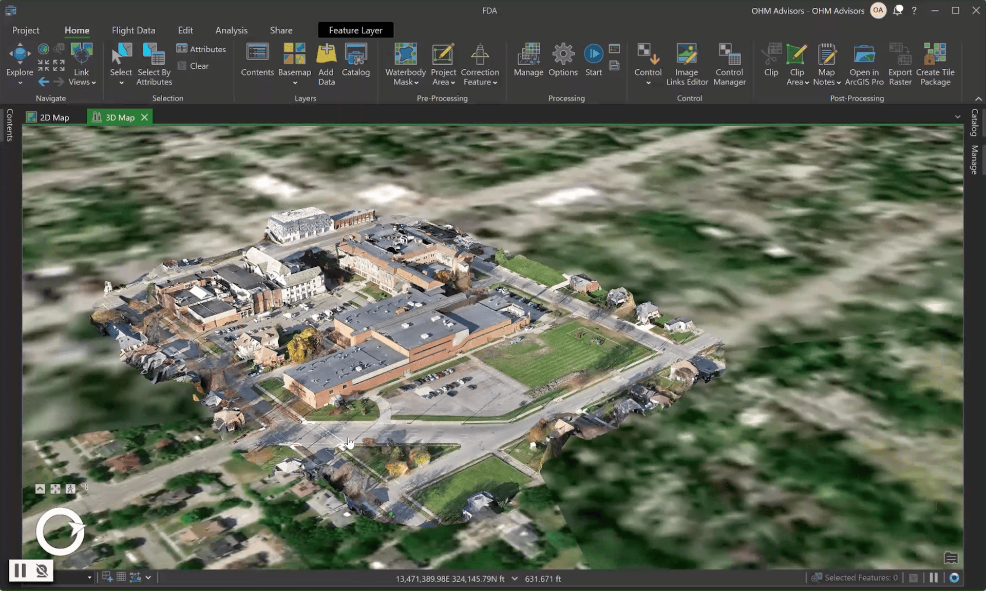 GIS Pathways Students Create an Orthophoto of Frederick Douglass Academy in ArcGIS Drone2Map