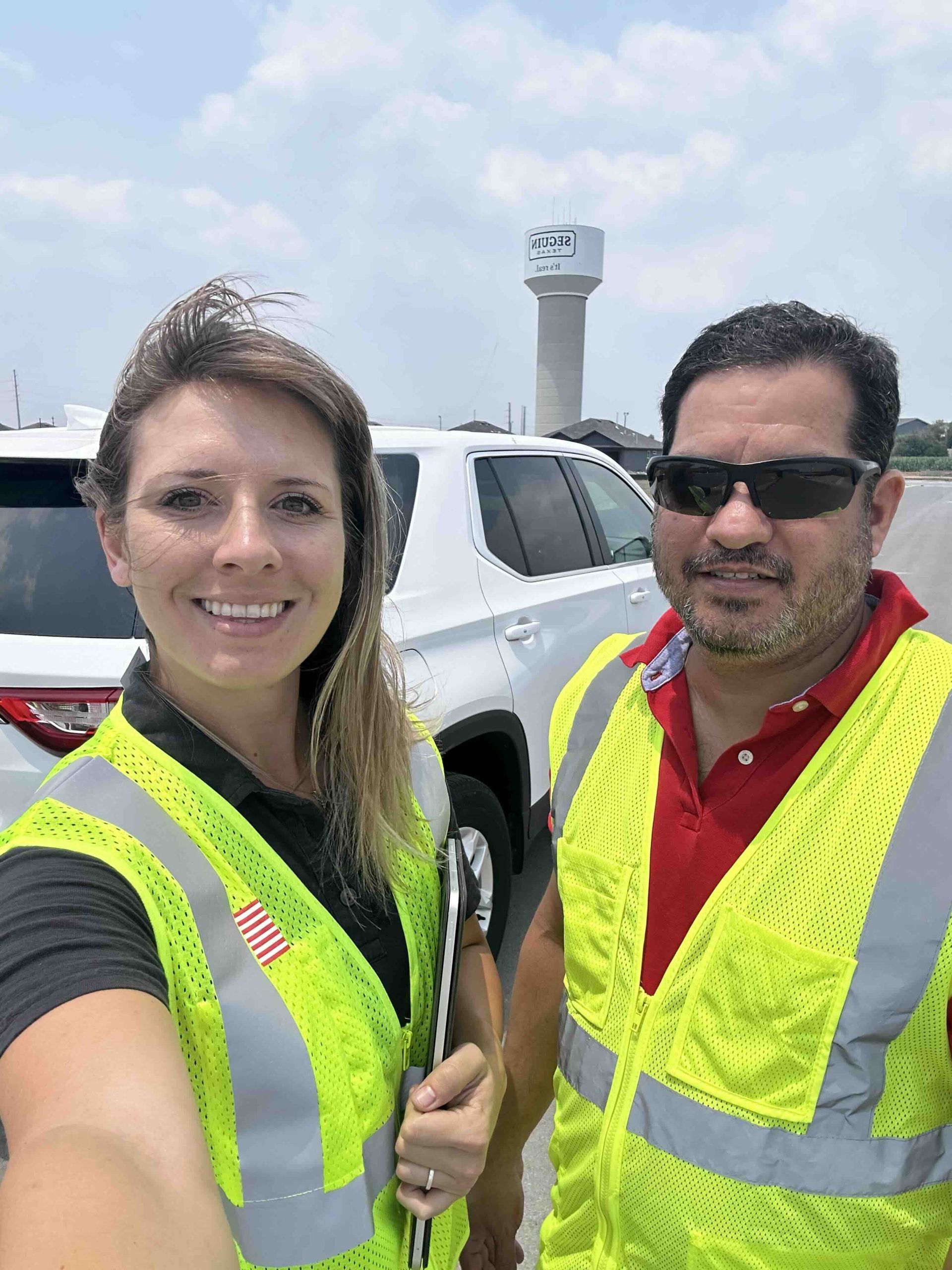 Solutions Manager John Saldana and Utility Data Analyst Felecia Helms, City of Seguin Smart Grid team,