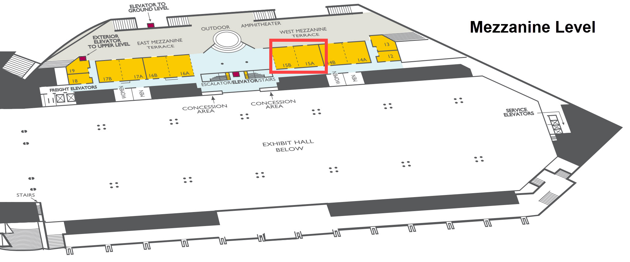 San Diego Convention Center - Mezzanine Level Room 15 AB - Eos lunch session room