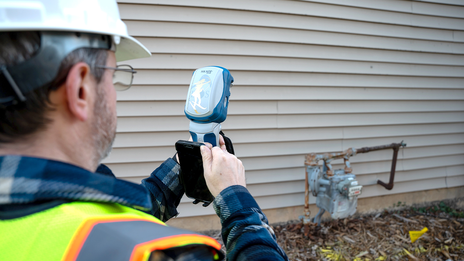 Skadi Gold and Skadi Smart Handle Mapping Gas Meter in the Field