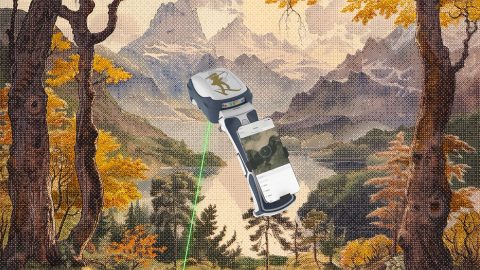 Skadi Smart Handle with Extensible Virtual Range Pole for shooting assets at short distances with high accuracy (GNSS) for GIS applications, compatible only with Skadi Series GNSS receivers from Eos Positioning Systems