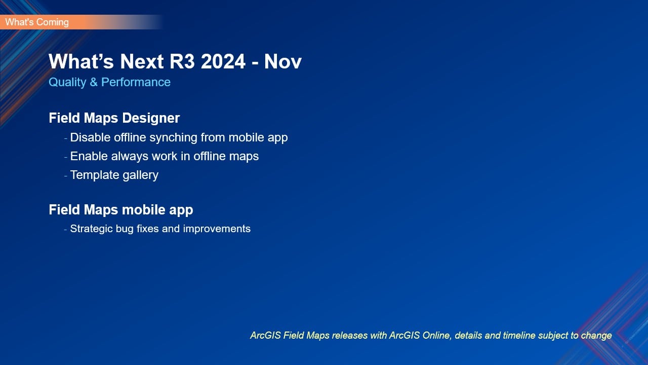 What's Next for 2024 in Field Maps Designer and Field Maps Mobile App? New updates