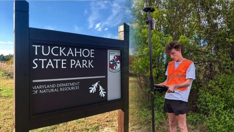 Trail Mapping at Tuckahoe State Park with Eos Arrow Gold GNSS Receivers and ArcGIS Field Maps