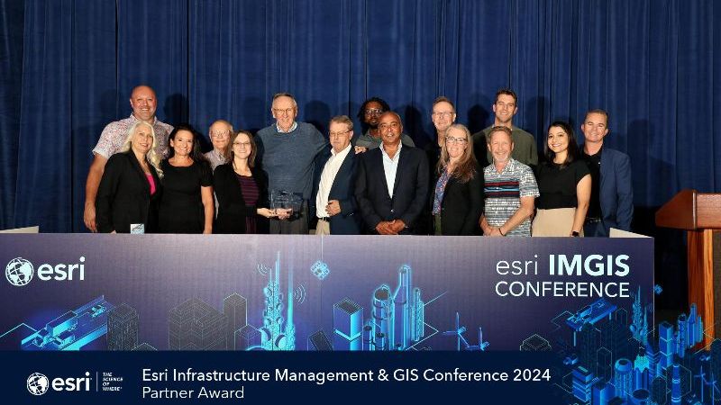 2024 Esri IMGIS Award - Eos Positioning Systems Infrastructure Partner Award