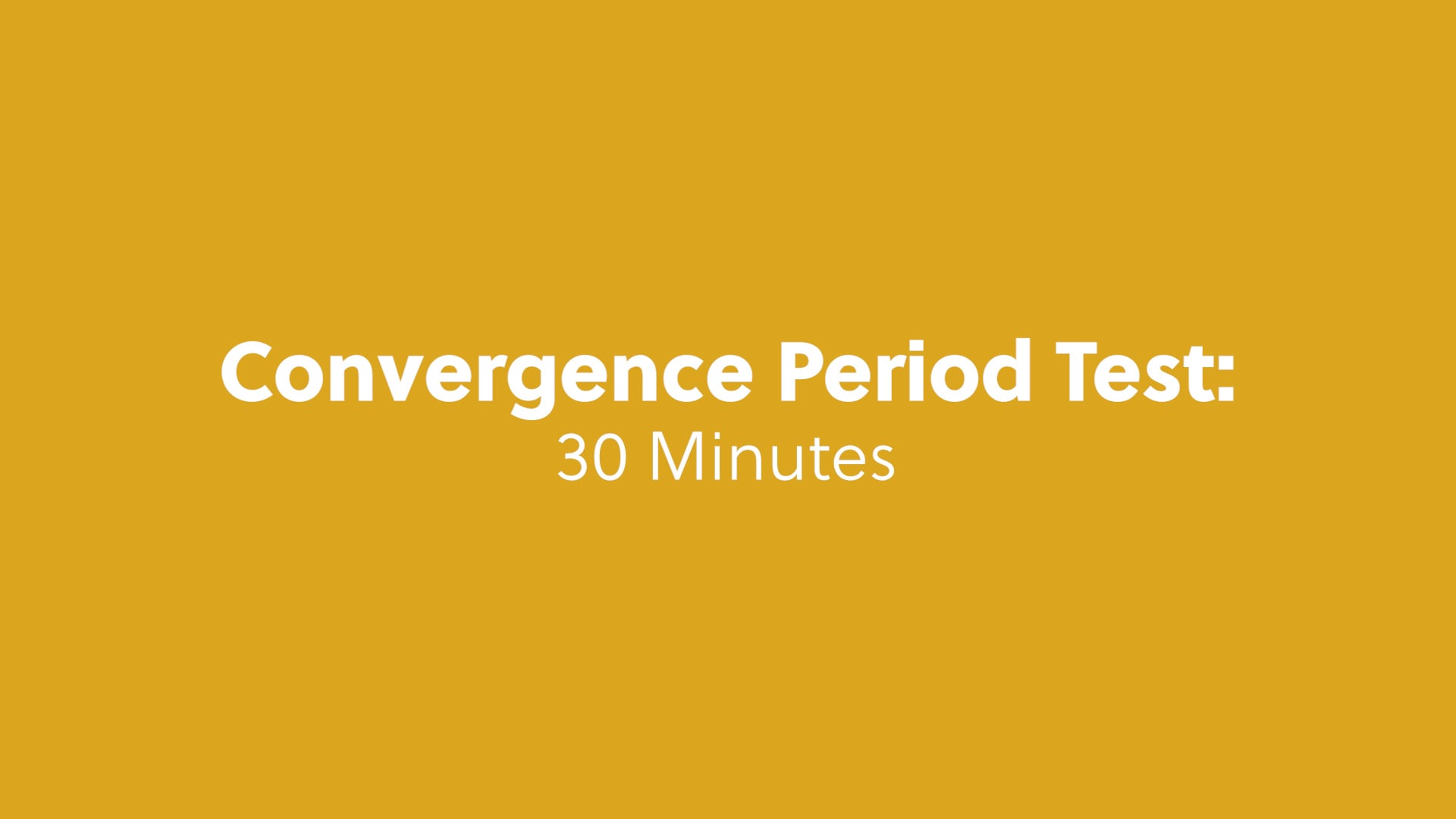 Convergence Period Test 30 Minutes - Testing Galileo HAS in Phase 1