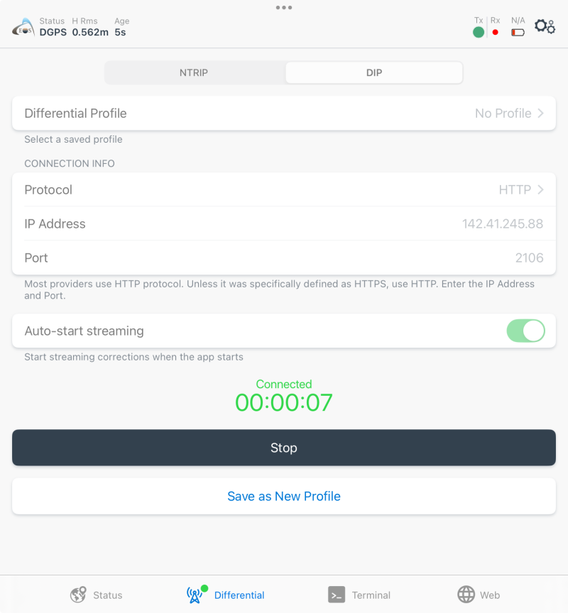 Dip Direct Ios How to Configure RTK in Eos Tools Pro for iOS® | Eos