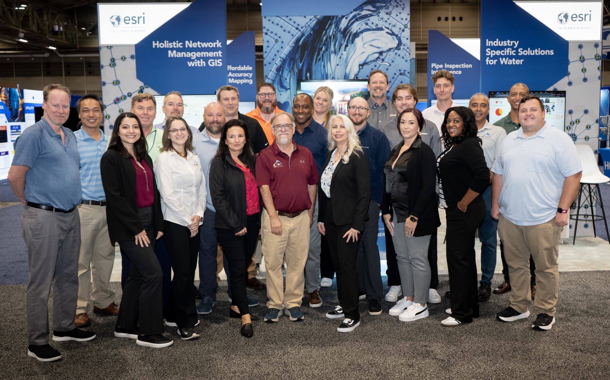 IMG 1134 Weftec Esri booth team photo