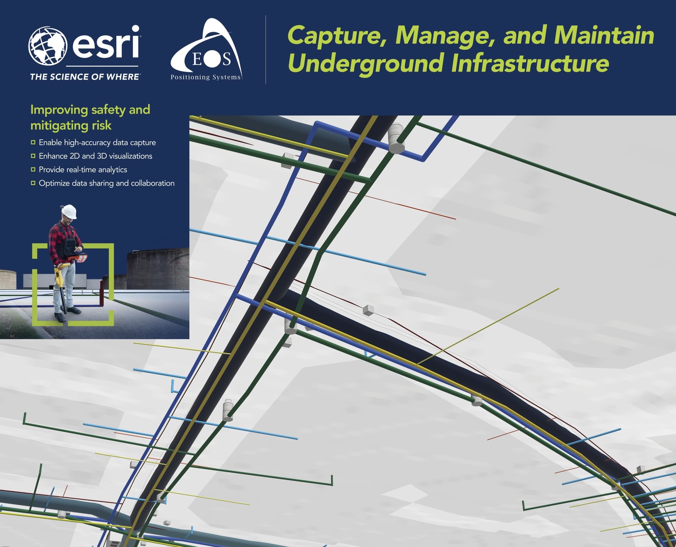 Find Eos with Esri at the 2026 Underground Infrastructure Conference