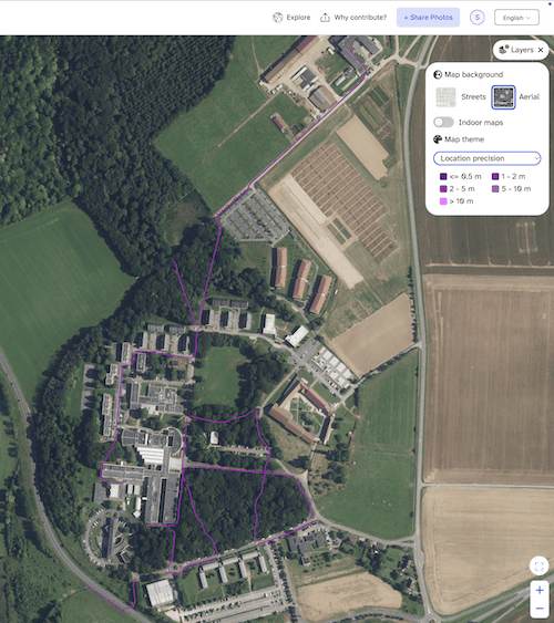 UniLaSalle 500x563 - Aerial view UniLaSalle - Aerial view of public accessibility map so far
